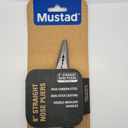 Mustad 8" Straight nose pliers