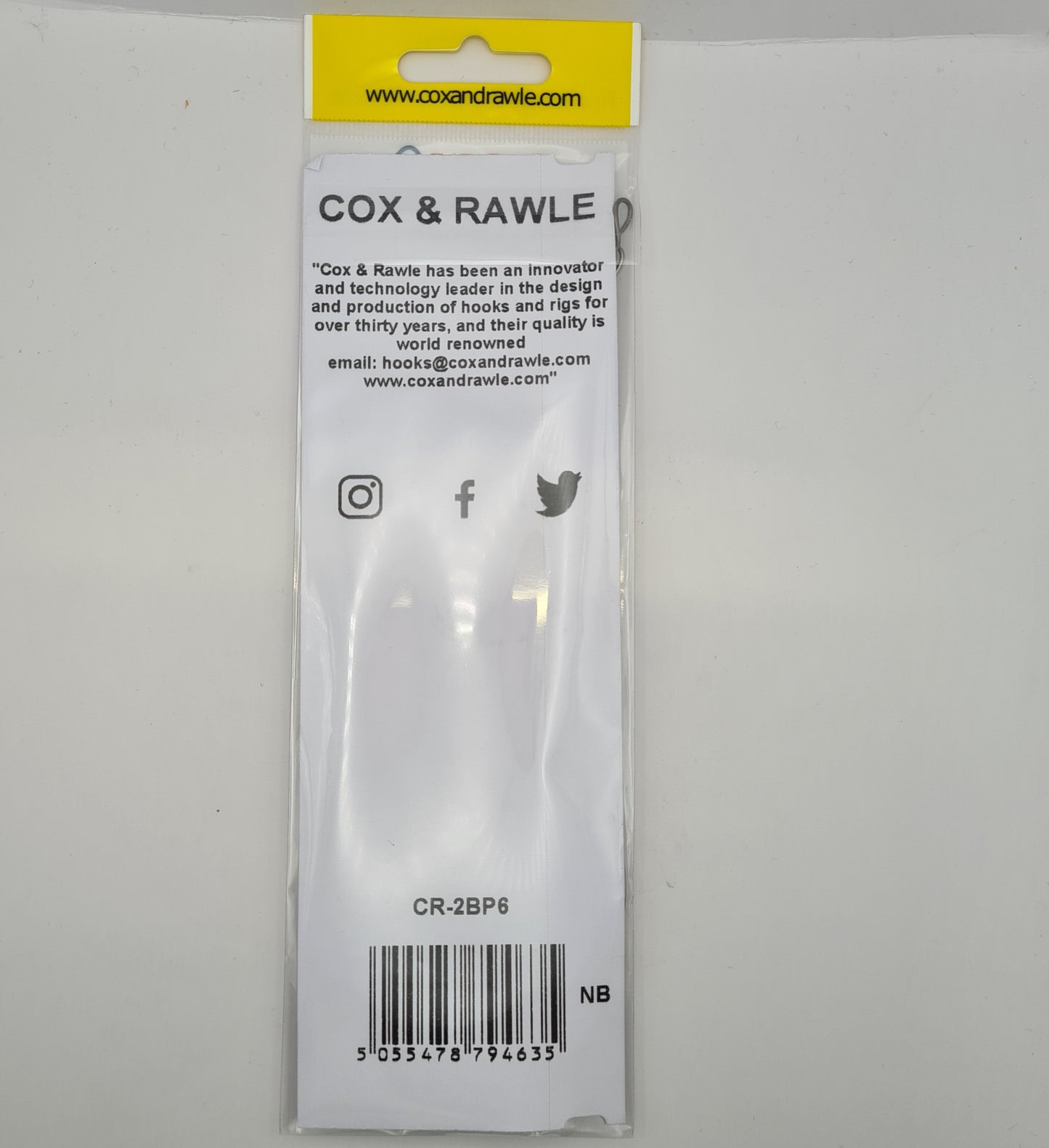 Cox & Rawle 2 Boom Paternoster