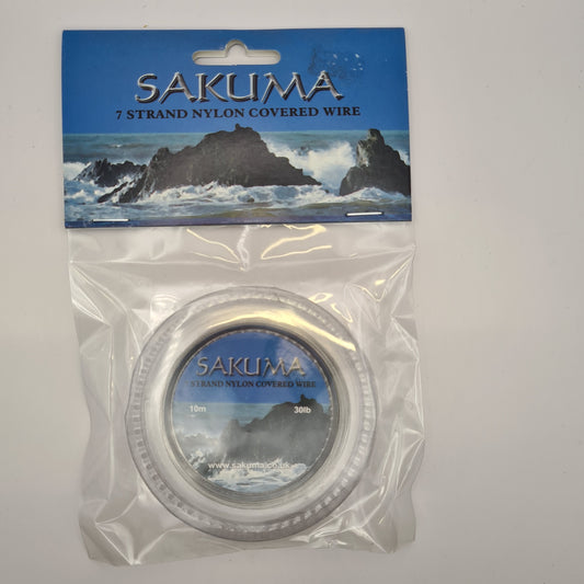 Sakuma 7 strand Nylon Covered wire 30lb