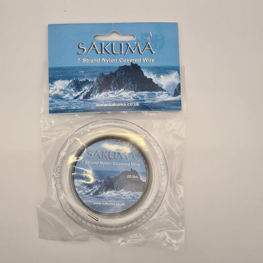 Sakuma 7 strand Nylon Covered Wire 20lb