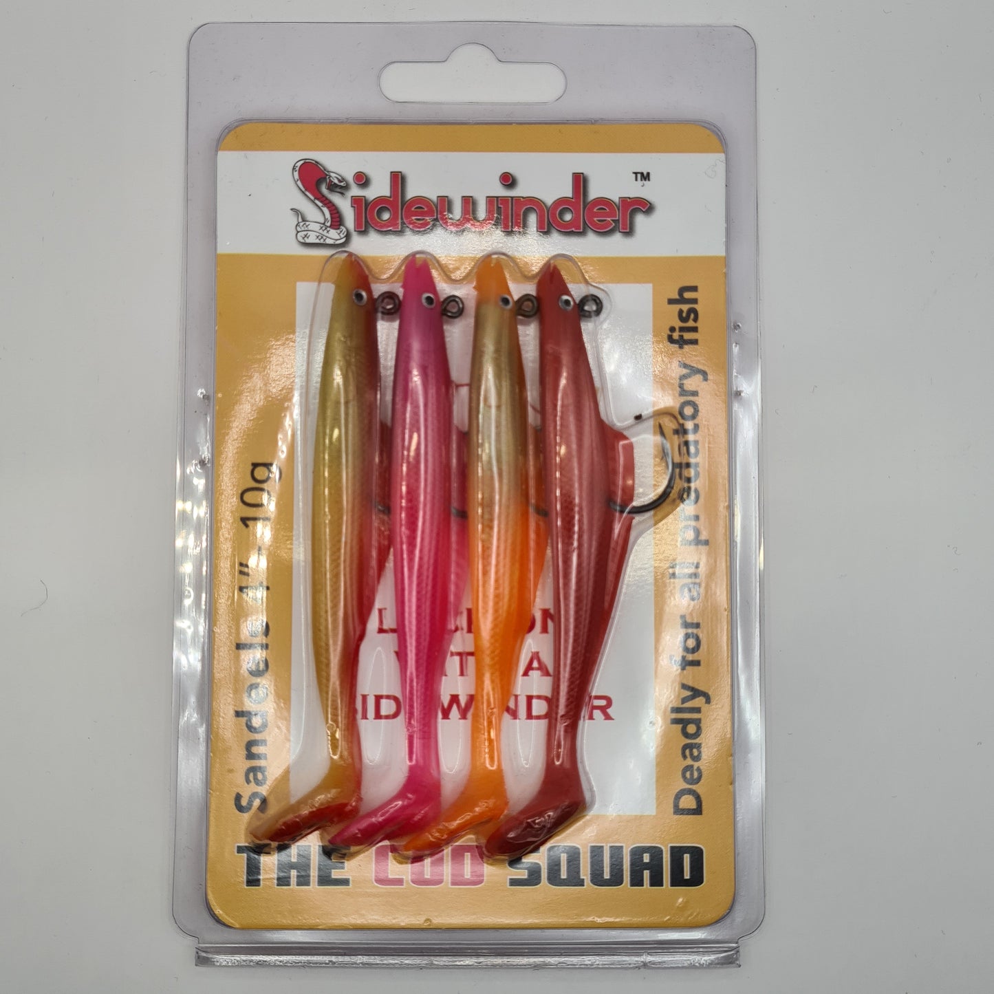 Sidewinder Sandeels 4" 10gram