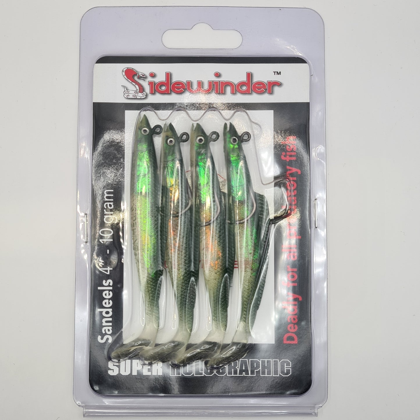 Sidewinder Sandeels 4" 10gram