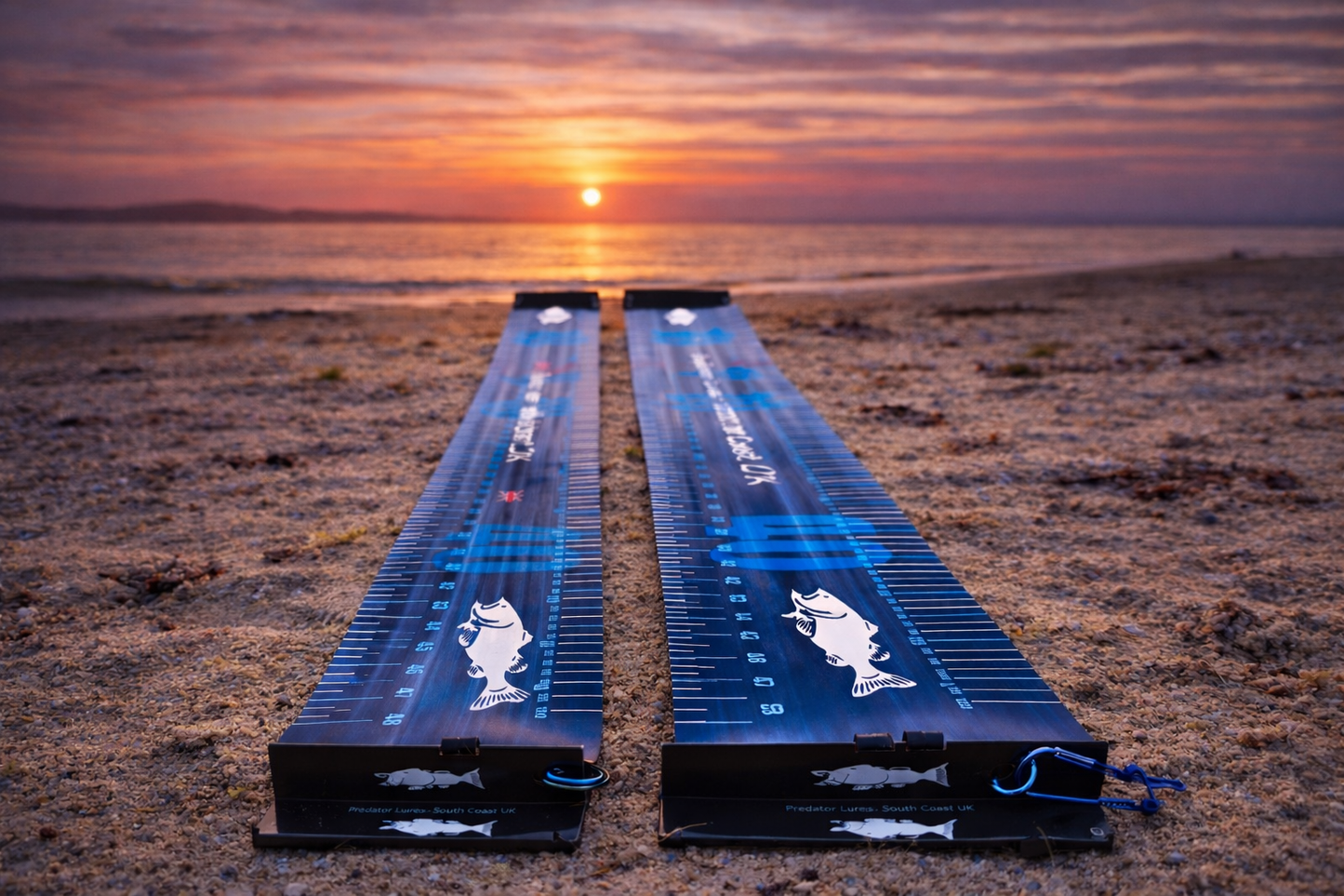 Predator Lures -South Cost UK 🇬🇧Durable PVC Fish measure roll mat