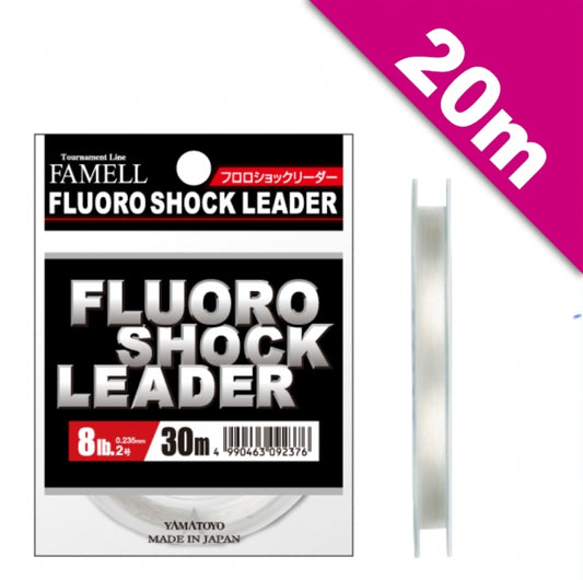 Yamatoyo Fluorocarbon Leader 12lb, 16, & 20lb - 20-30m spools