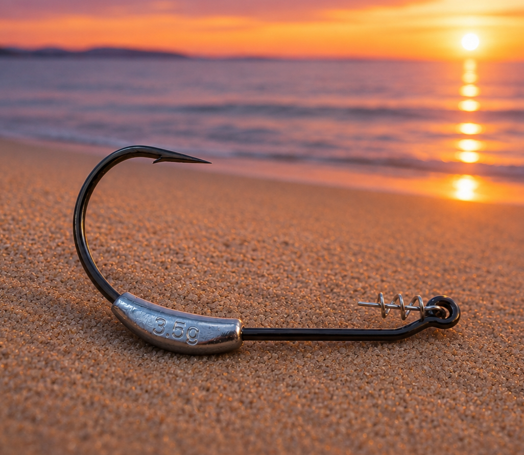 PLUK - Corkscrew Hooks (Unweighted & Belly weighted)