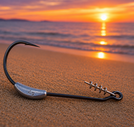 PLUK - Corkscrew Hooks (Unweighted & Belly weighted)